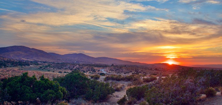 Beautiful Sunset In The Southern California Desert Palmdale By Brandon Joseph